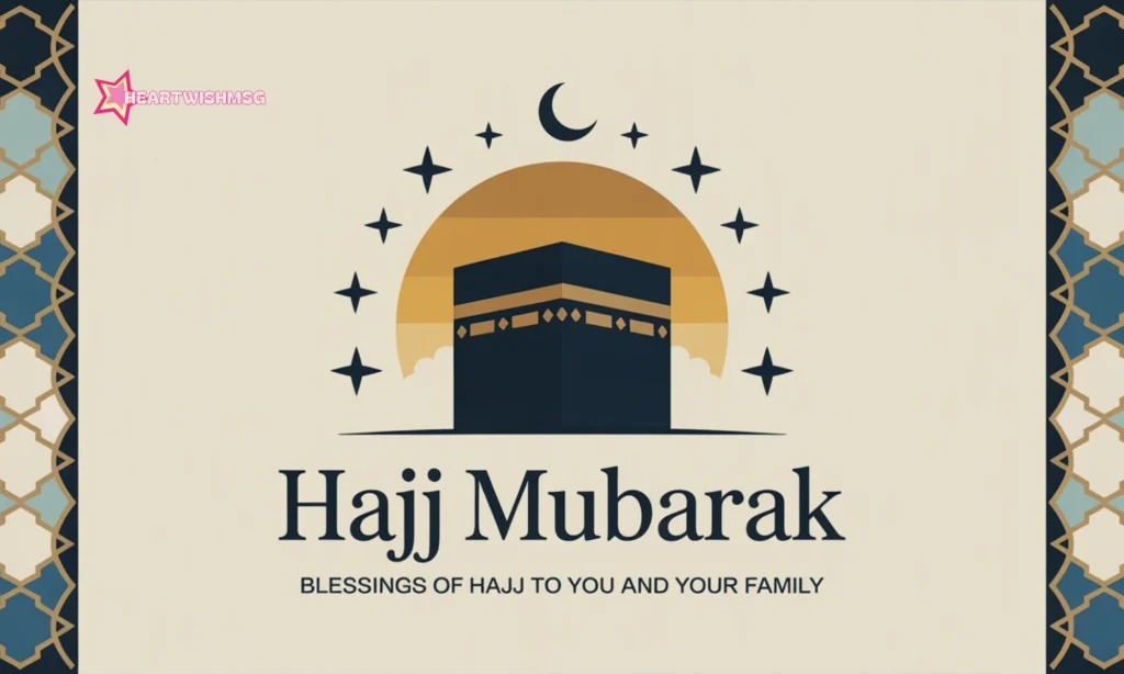 Hajj Mubarak in Arabic