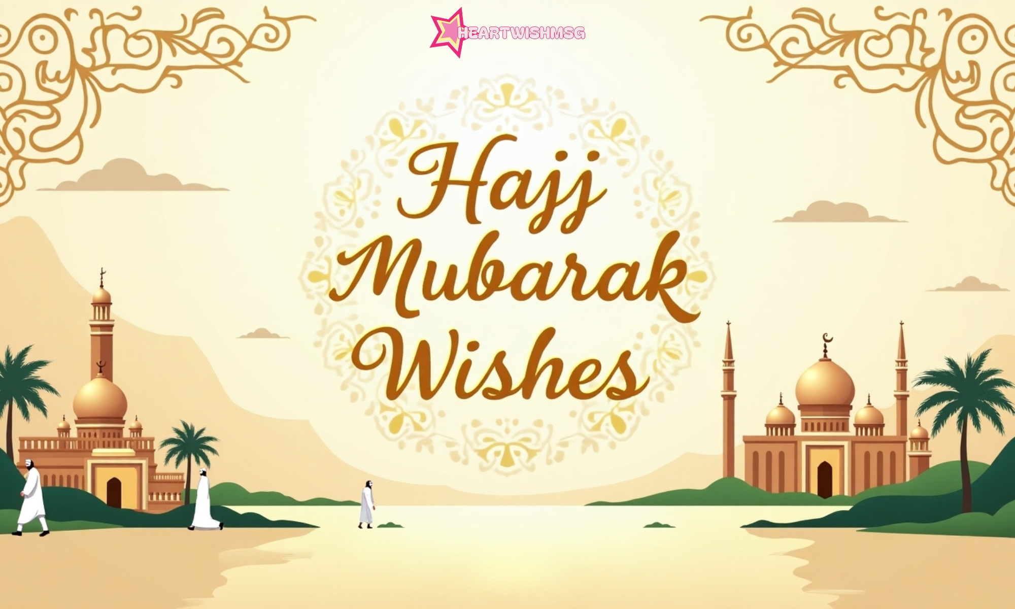 You are currently viewing 100+ Hajj Mubarak Wishes, Messages & Quotes 2025 for Loved Ones