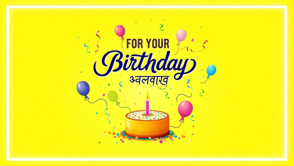 1 Day Left for Your Birthday Meaning in Hindi