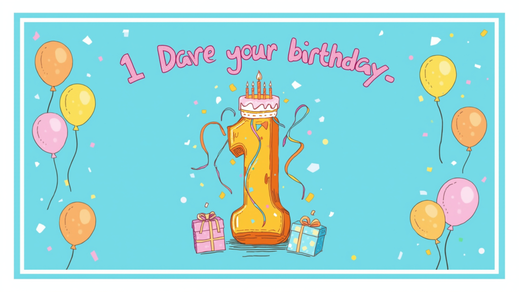 1 Day To Go For Your Birthday