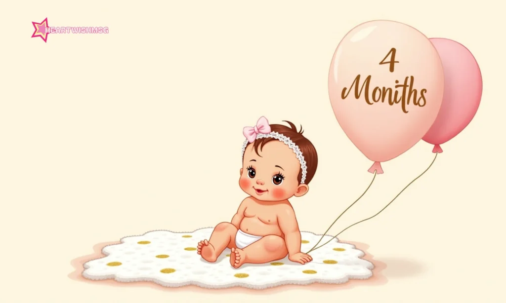 4 Months Old Birthday Wishes for Daughter