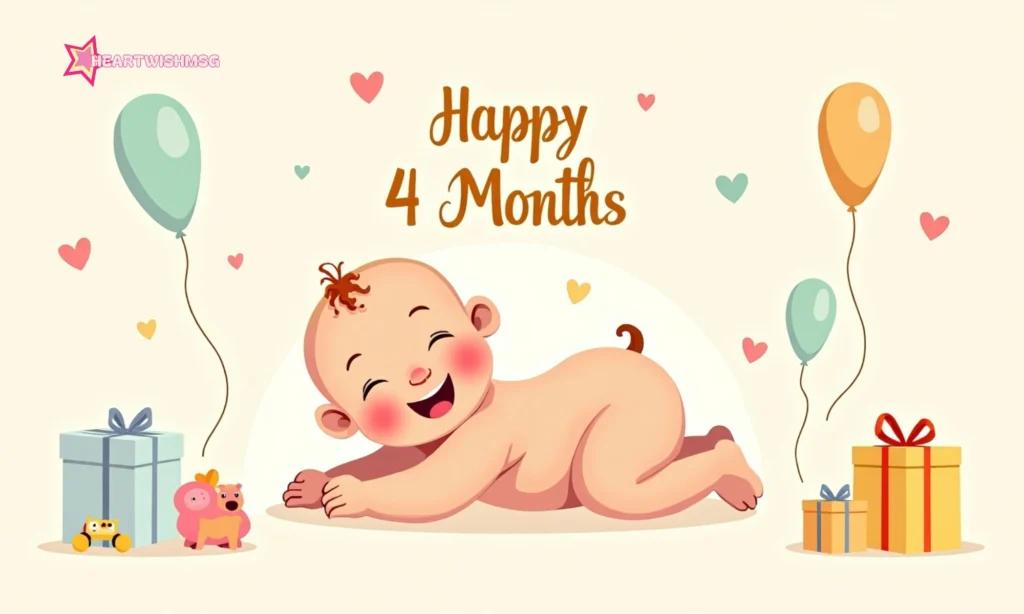 4 Months Old Birthday Wishes Funny