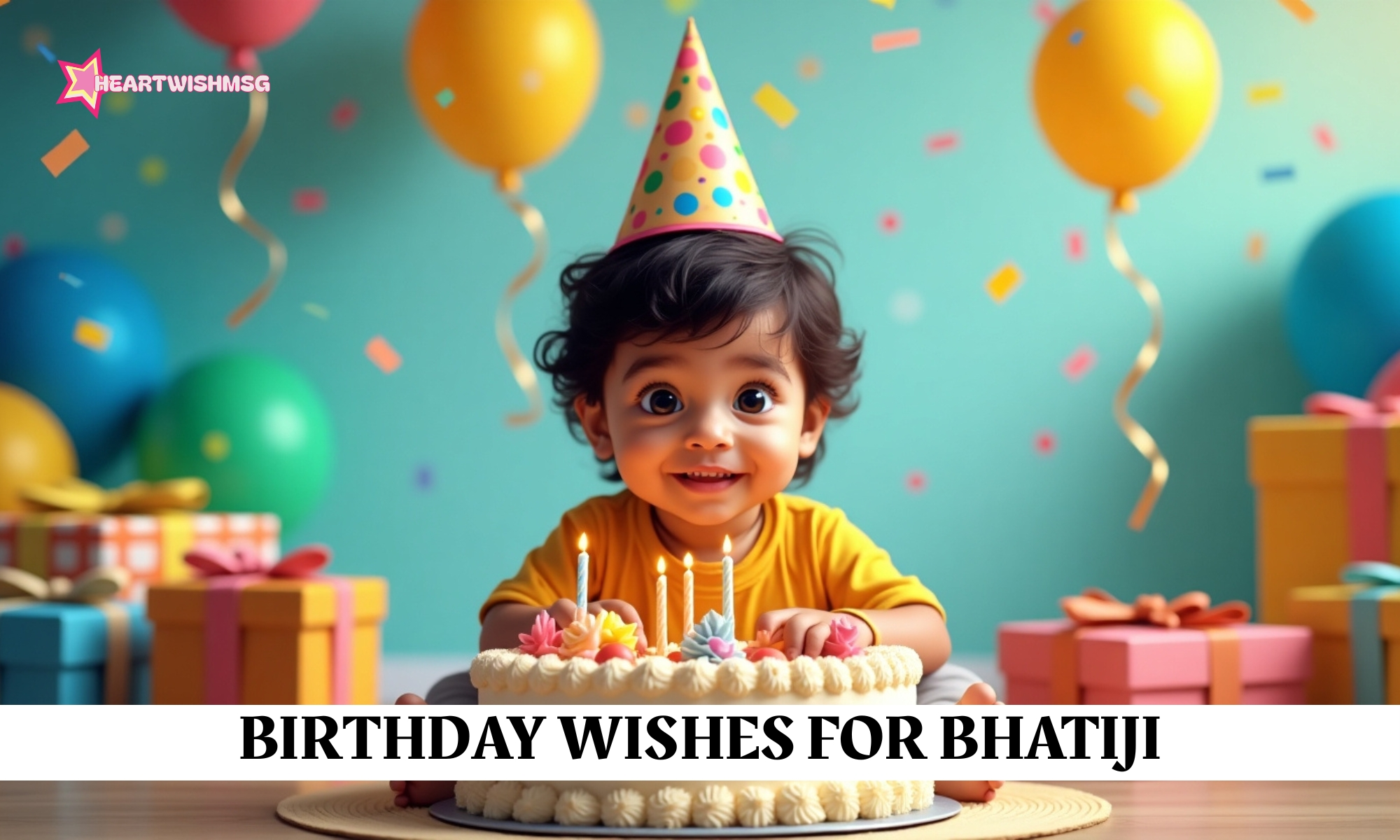 You are currently viewing 100+ Heartfelt Birthday Wishes for Bhatija to Make Him Smile