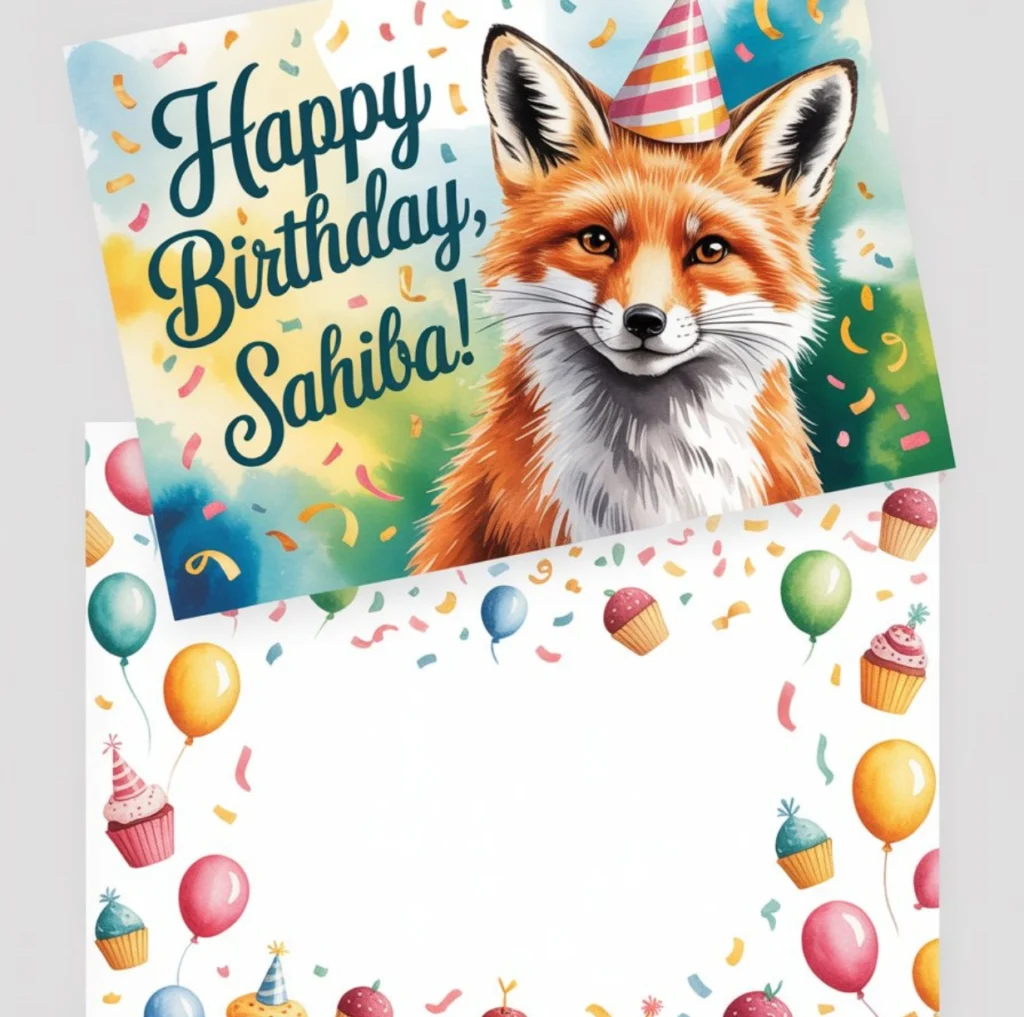 Birthday Wishes for Sali Sahiba