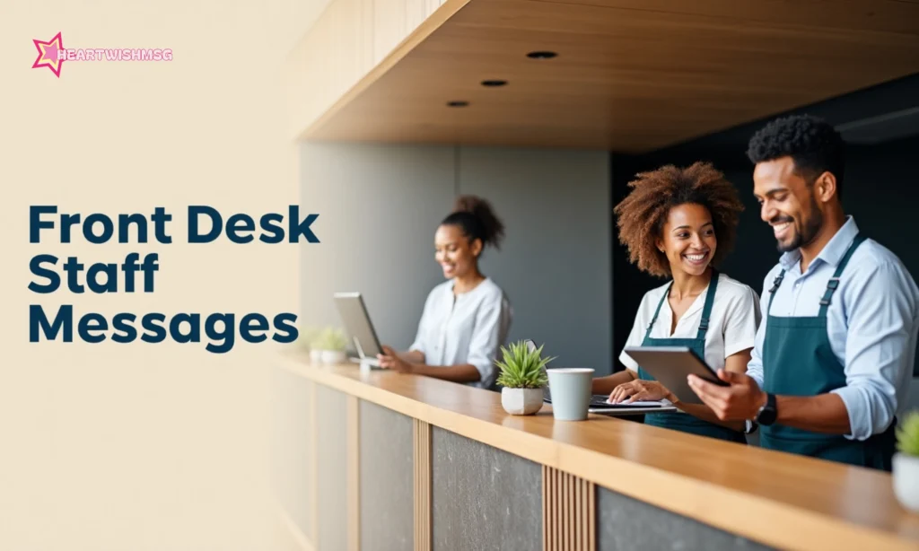 Front Desk Staff Messages