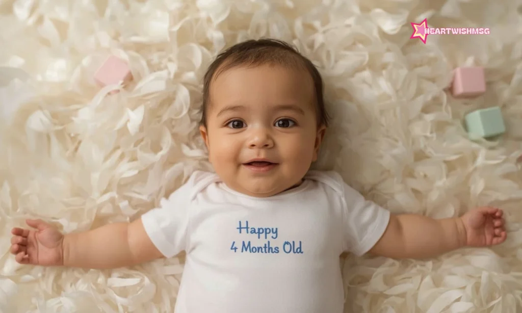 Happy 4 Months Old Baby Boy Message