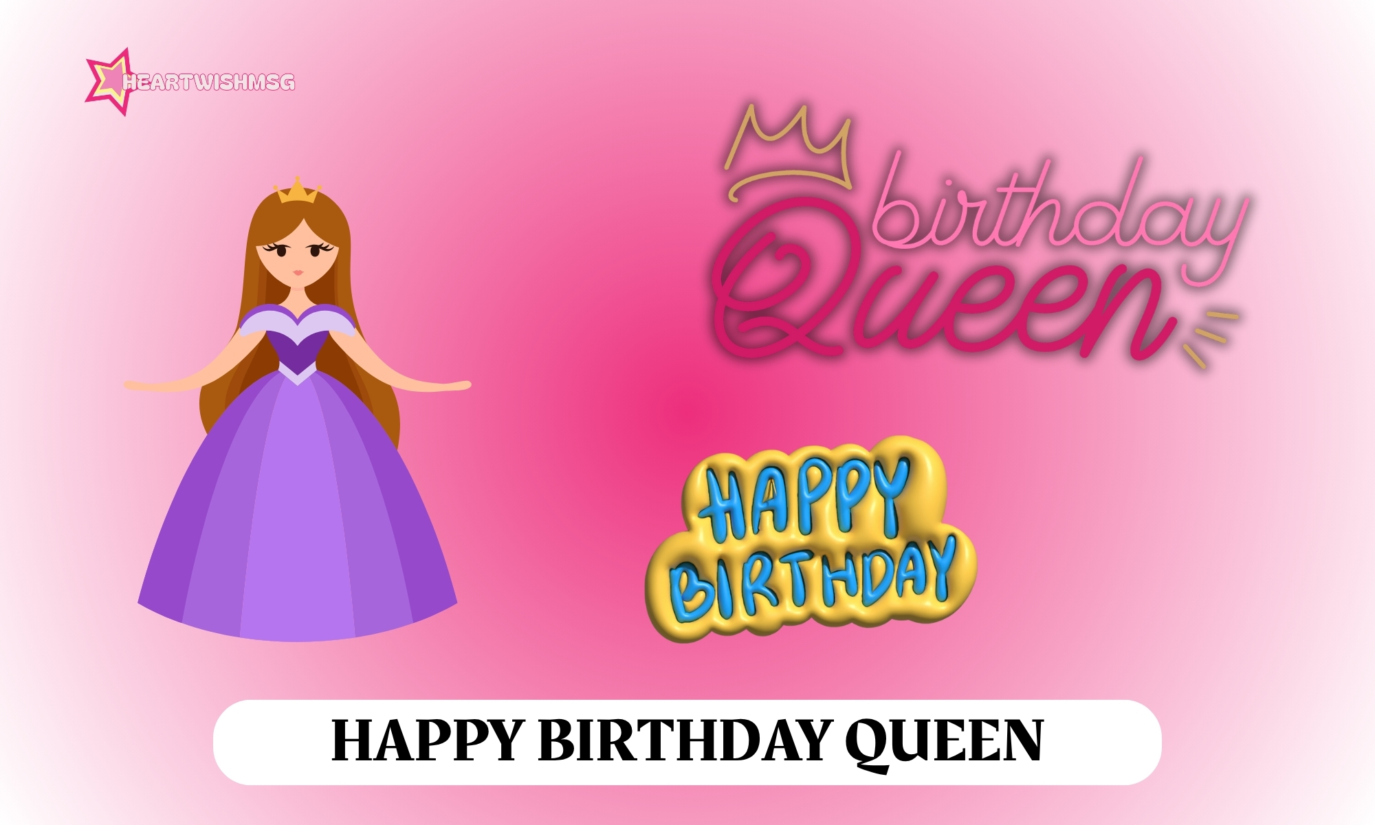 Read more about the article 300+ Happy Birthday Queen Messages for Every Special Woman