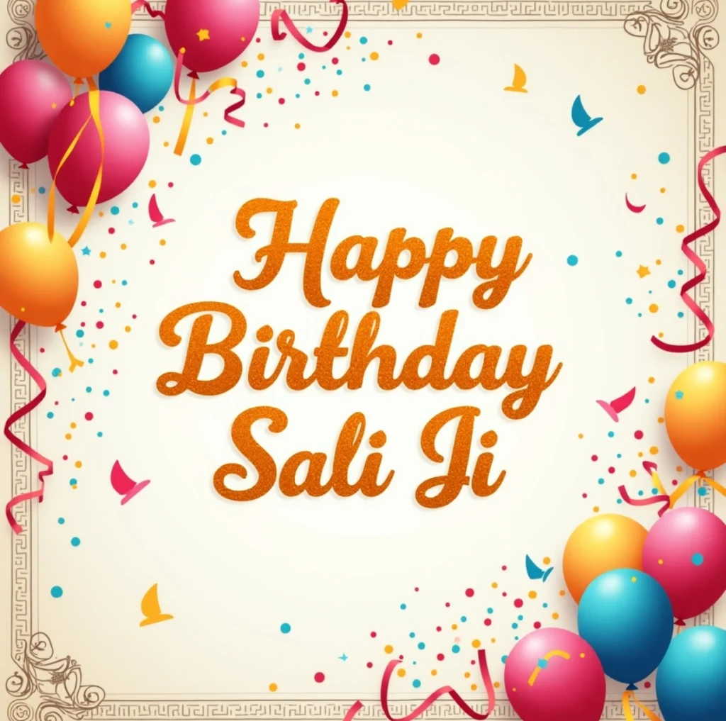 Happy Birthday Sali Ji
