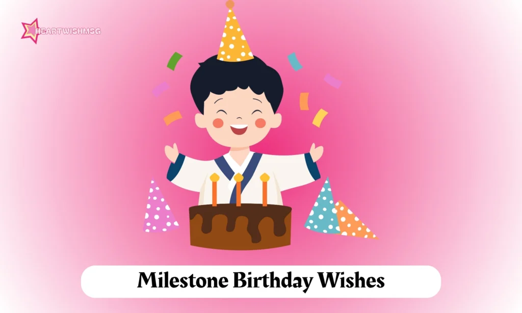Milestone Birthday Wishes
