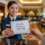 300+ Heartfelt Thank You Notes for Hotel Staff Help