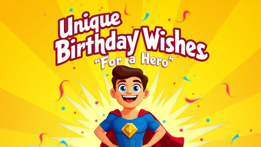 Unique Birthday Wishes for a Hero