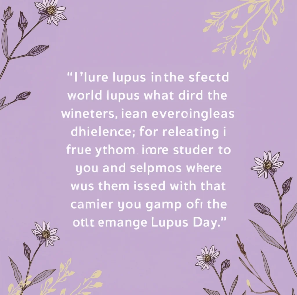 World Lupus Day Quotes