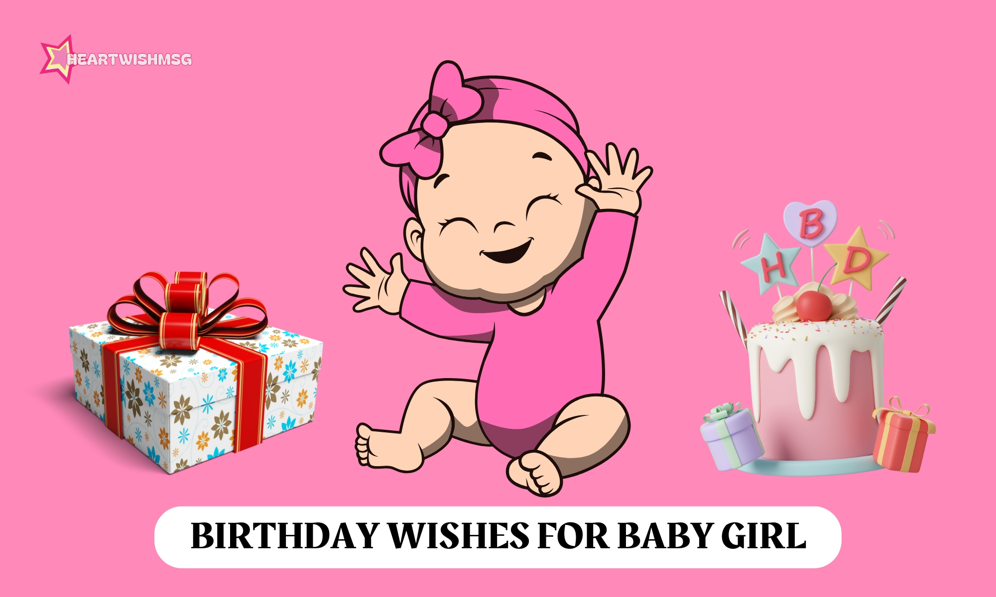 You are currently viewing 250+ Cute & Heartfelt Birthday Wishes for Baby Girl