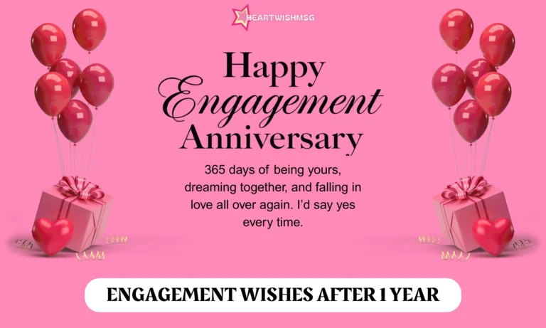 engagement wishes after 1 year