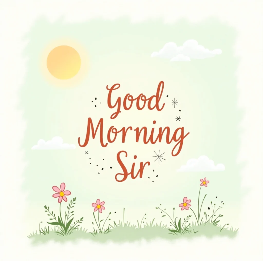 Good Morning Sir Images
