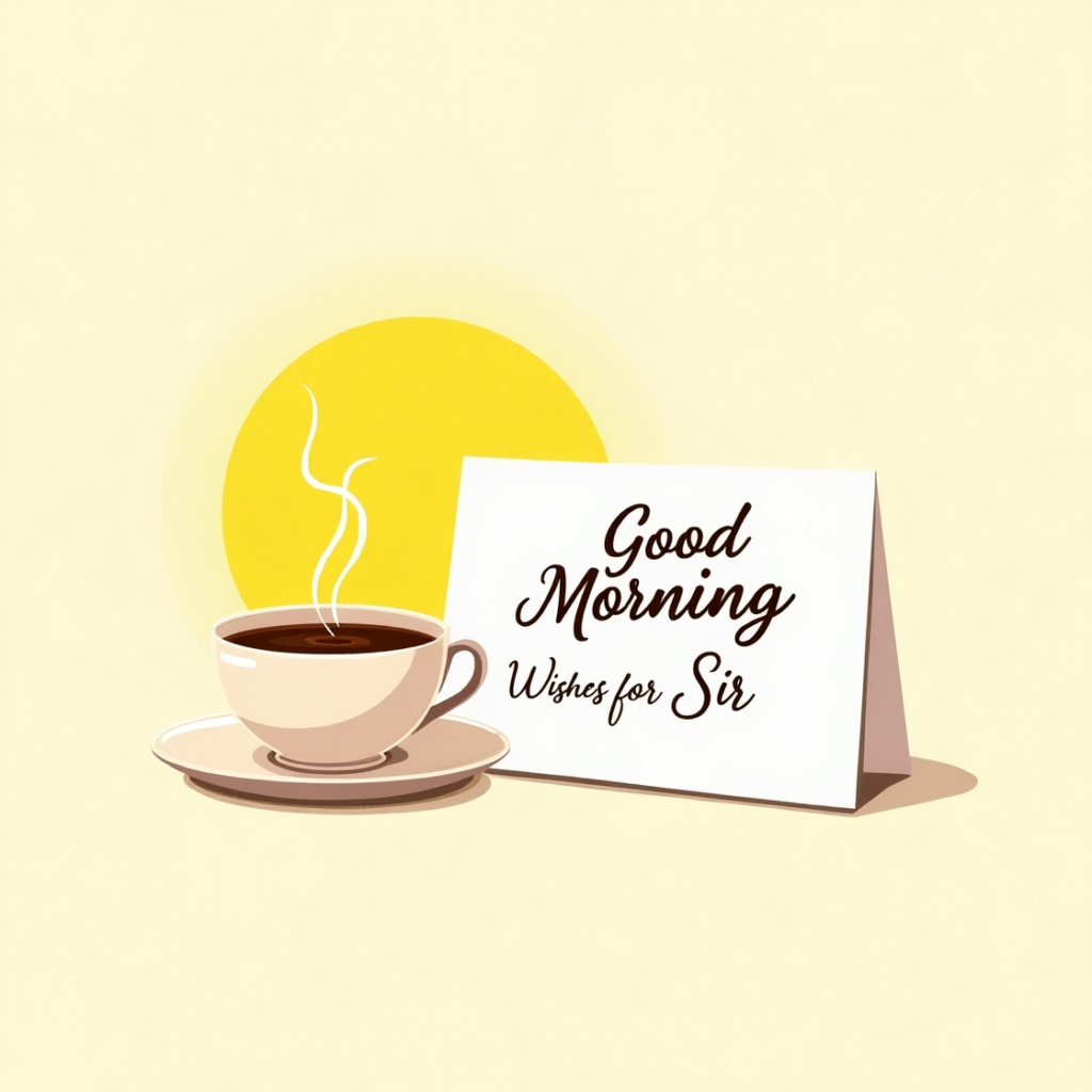 Good Morning Wishes for Sir in English