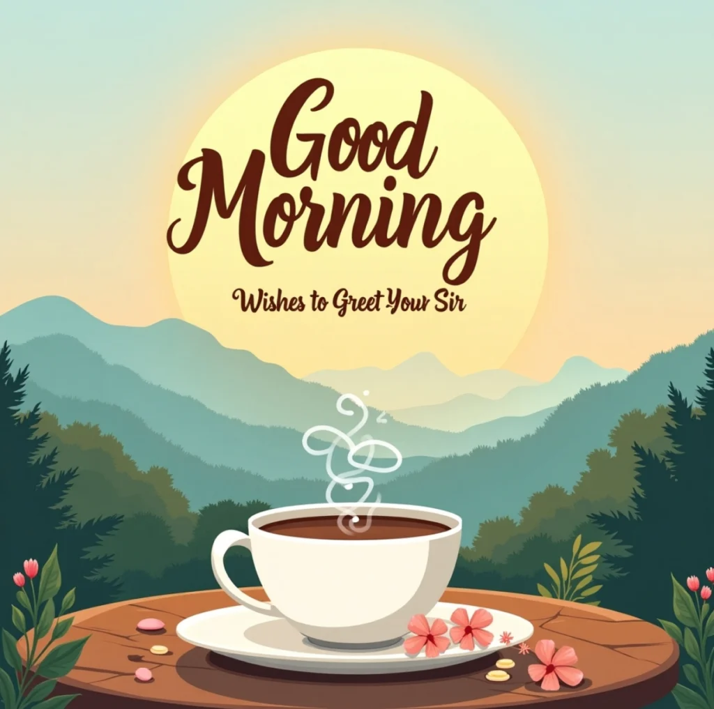 Good Morning Wishes to Greet Your Sir